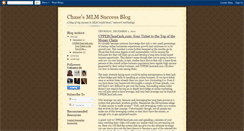 Desktop Screenshot of chasemlmsuccess.blogspot.com