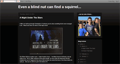 Desktop Screenshot of blindnutsquirrel.blogspot.com