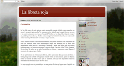 Desktop Screenshot of delalibretaroja.blogspot.com