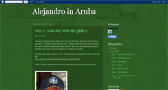 Desktop Screenshot of alejandroinaruba.blogspot.com