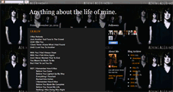 Desktop Screenshot of anythinaboutthelifeofmine.blogspot.com