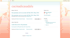 Desktop Screenshot of cucinadicasadalu.blogspot.com