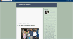 Desktop Screenshot of genesisincalmh2o.blogspot.com
