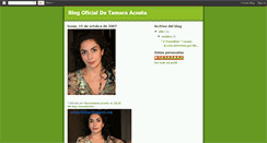 Desktop Screenshot of fans-tamara-acosta.blogspot.com