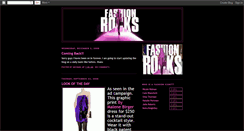 Desktop Screenshot of fashionrocks2008.blogspot.com