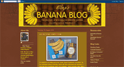 Desktop Screenshot of elizasbanana-blog.blogspot.com