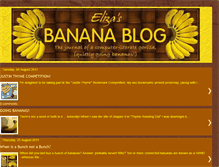 Tablet Screenshot of elizasbanana-blog.blogspot.com