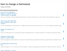 Tablet Screenshot of howtochangeathermostat.blogspot.com