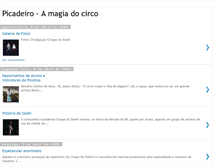 Tablet Screenshot of picadeiro-circo.blogspot.com