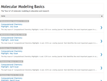 Tablet Screenshot of molecularmodelingbasics.blogspot.com