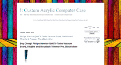 Desktop Screenshot of customacryliccomputercase.blogspot.com