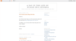 Desktop Screenshot of fusioninterns.blogspot.com