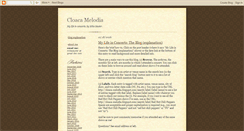 Desktop Screenshot of cloaca-melodia.blogspot.com