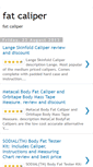 Mobile Screenshot of fatcaliper.blogspot.com