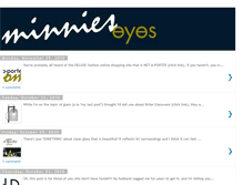 Tablet Screenshot of minnieseyes.blogspot.com
