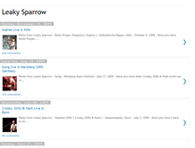 Tablet Screenshot of leakysparrow.blogspot.com