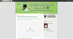 Desktop Screenshot of newenglandpcservices.blogspot.com