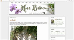 Desktop Screenshot of miesbalkong.blogspot.com