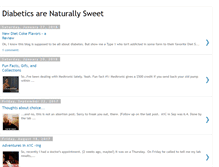 Tablet Screenshot of naturallysweetdiabetic.blogspot.com