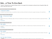 Tablet Screenshot of debatimetogiveback.blogspot.com