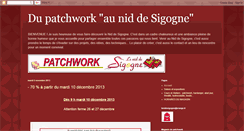 Desktop Screenshot of dupatchworkaunidesigogne.blogspot.com