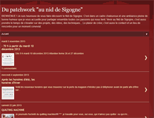 Tablet Screenshot of dupatchworkaunidesigogne.blogspot.com