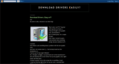 Desktop Screenshot of easydriversdownload.blogspot.com