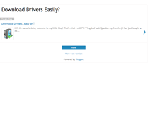 Tablet Screenshot of easydriversdownload.blogspot.com