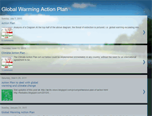 Tablet Screenshot of globalwarmingactionplan.blogspot.com