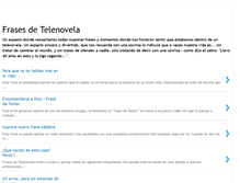 Tablet Screenshot of frases-de-telenovela.blogspot.com