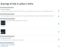 Tablet Screenshot of drawingsofkidsinyellowtshirts.blogspot.com