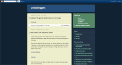 Desktop Screenshot of pedabloggen.blogspot.com