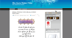 Desktop Screenshot of bioaurawaterfilter.blogspot.com