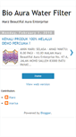 Mobile Screenshot of bioaurawaterfilter.blogspot.com
