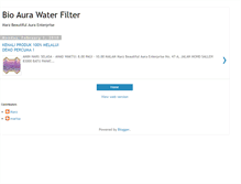 Tablet Screenshot of bioaurawaterfilter.blogspot.com