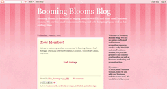 Desktop Screenshot of boomingblooms.blogspot.com