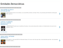 Tablet Screenshot of entidadesdemocraticascanoinhas.blogspot.com