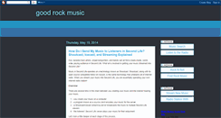 Desktop Screenshot of goodrockmusics.blogspot.com