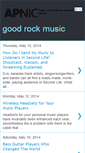 Mobile Screenshot of goodrockmusics.blogspot.com