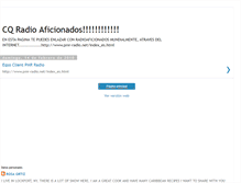 Tablet Screenshot of cqradioaficionados.blogspot.com