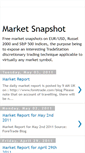 Mobile Screenshot of marketsnapshot.blogspot.com