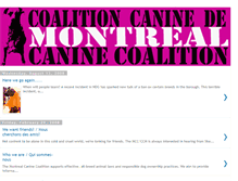 Tablet Screenshot of montrealcaninecoalition.blogspot.com