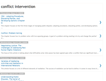 Tablet Screenshot of elise-conflictintervention.blogspot.com