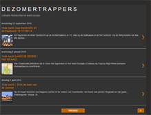 Tablet Screenshot of dezomertrappers.blogspot.com