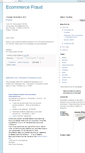 Mobile Screenshot of ecommfraud.blogspot.com