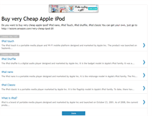 Tablet Screenshot of buycheapipod.blogspot.com