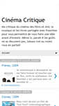 Mobile Screenshot of cinema-critique.blogspot.com