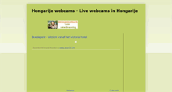 Desktop Screenshot of hongarije-webcams.blogspot.com