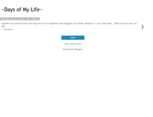 Tablet Screenshot of daysof--mylife.blogspot.com