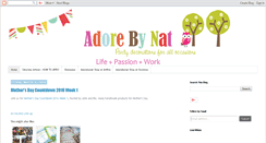 Desktop Screenshot of adorebynat.blogspot.com